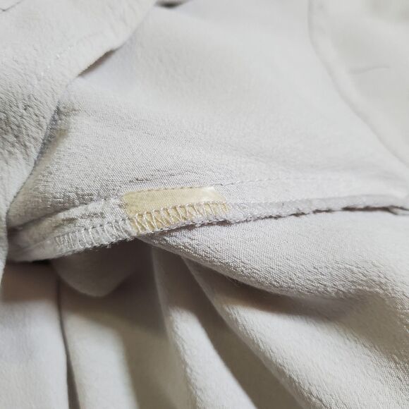 Soft Surroundings Gauze Tunic Top Size L Petite 3/4 Roll Tab Sleeve Womens - Picture 12 of 12